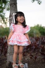 Load image into Gallery viewer, Chasing Butterflies Girls Skirted Romper