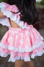 Load image into Gallery viewer, Chasing Butterflies Girls Skirted Romper
