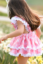Load image into Gallery viewer, Chasing Butterflies Girls Skirted Romper