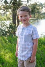 Load image into Gallery viewer, Summer Gingham Boys Shirt