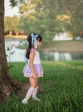 Load image into Gallery viewer, Ditzy Blooms Skirted Romper