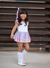 Load image into Gallery viewer, Ditzy Blooms Skirted Romper