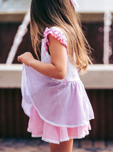 Load image into Gallery viewer, Ditzy Blooms Skirted Romper