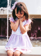 Load image into Gallery viewer, Ditzy Blooms Skirted Romper