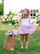 Load image into Gallery viewer, Ditzy Blooms Skirted Romper