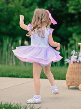 Load image into Gallery viewer, Ditzy Blooms Skirted Romper