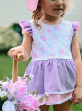 Load image into Gallery viewer, Ditzy Blooms Skirted Romper