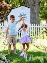 Load image into Gallery viewer, Ditzy Blue Henley Shirt