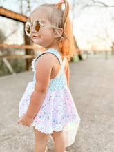 Load image into Gallery viewer, Bloomin Bunny Skirted Romper