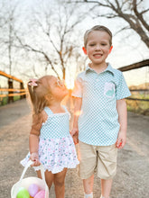 Load image into Gallery viewer, Bloomin Bunny Skirted Romper